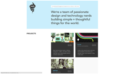 15 ví dụ tuyệt vời về thiết kế website đơn giản 10