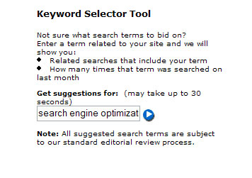 Overture Keyword Selector Tool