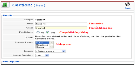 Quản lý section, quản lý category, quản lý article - 01 Quản lý section, quản lý category, quản lý article - 01