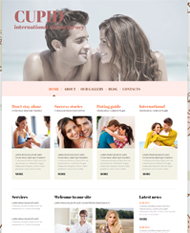 Template website dịch vụ hẹn hò, kết bạn trực tuyến 01