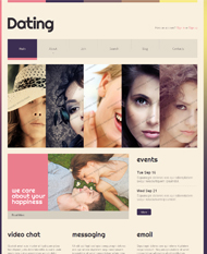 Template website dịch vụ hẹn hò, kết bạn trực tuyến 03