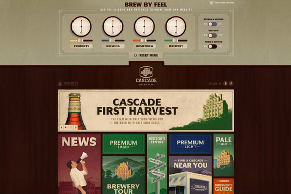 Website Cascade Brewery Co – Brew by Feel thiết kế non-navigation Website Cascade Brewery Co – Brew by Feel thiết kế non-navigation