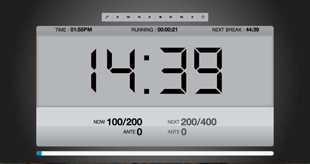 thiết kế website Poker Blind bằng html5