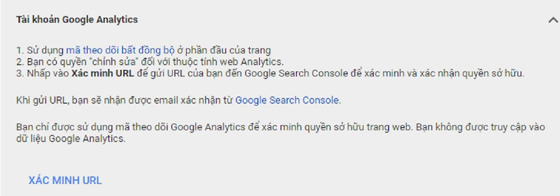 Cách 3: Xác minh bằng Analytics Cách 3: Xác minh bằng Analytics