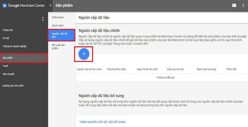 Bước 4: Cập nhật dữ liệu sản phẩm lên Merchant Center - Ảnh 01 Bước 4: Cập nhật dữ liệu sản phẩm lên Merchant Center - Ảnh 01