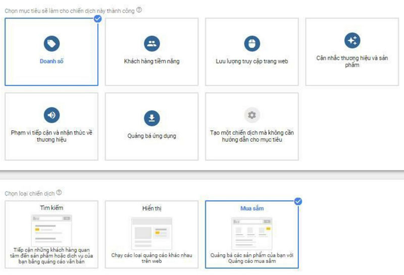 Bước 5: Tạo chiến dịch Mua Sắm – Google Shopping - Ảnh 02 Bước 5: Tạo chiến dịch Mua Sắm – Google Shopping - Ảnh 02