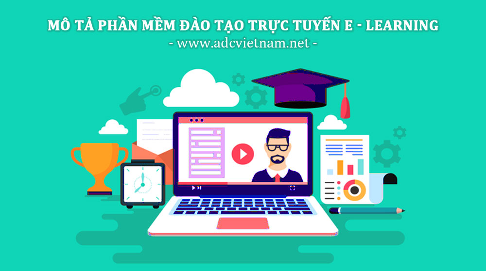 Mô tả phần mềm đào tạo trực tuyến E - LEARNING - Ảnh 01