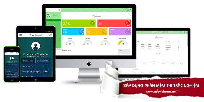 Giải pháp phần mềm website thi trắc nghiệm trực tuyến thích hợp cho tất cả đơn vị tổ chức thi