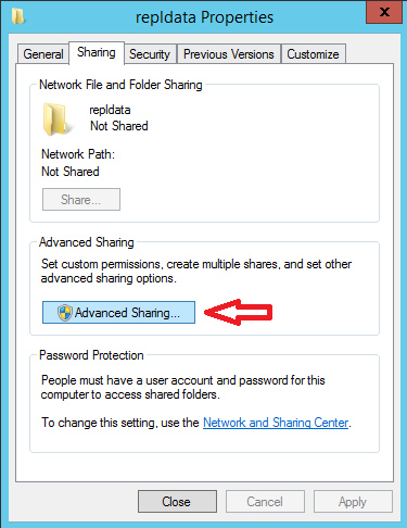 Chia sẻ thư mục snapshot
