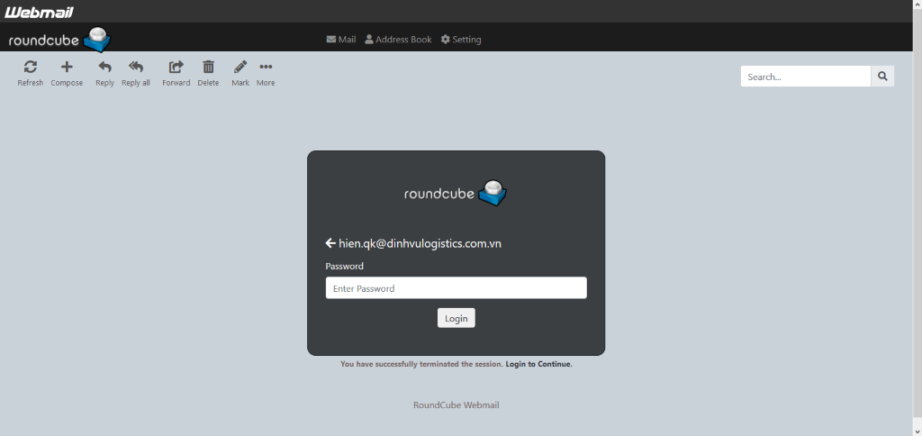 User Email được điền sẵn để tăng độ tin cậy