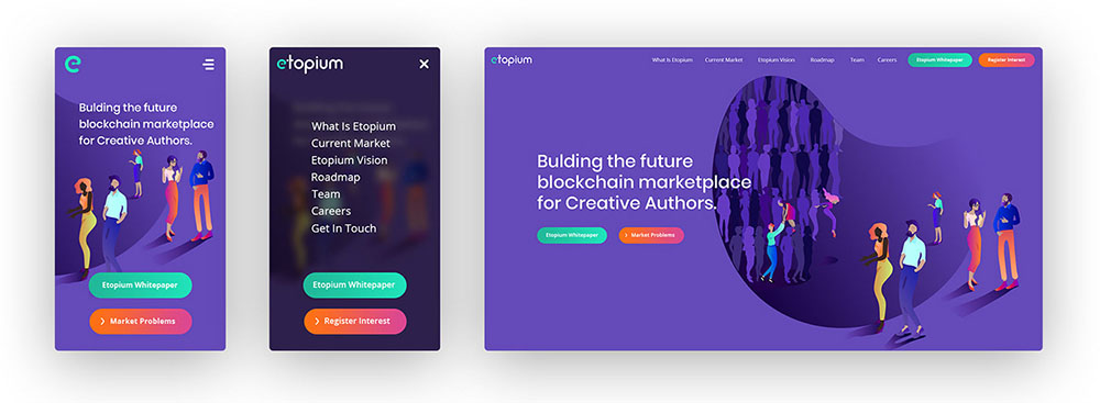 xu hướng thiết kế web 2019