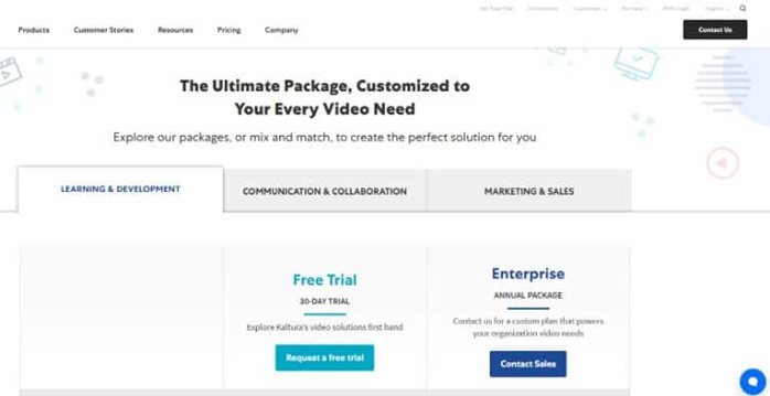 Giá cước Kaltura