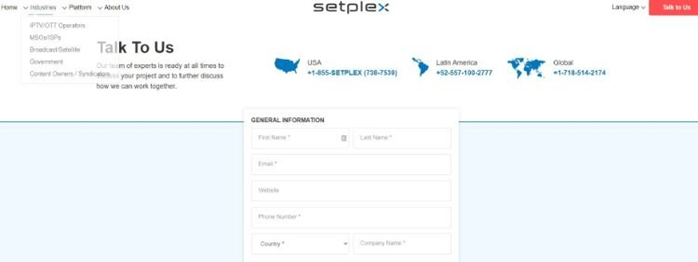 Giá cước setplex
