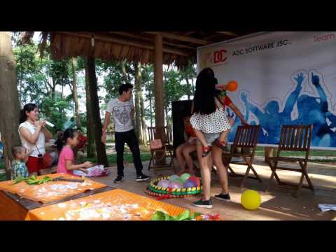 Game 18+ dập vỡ bóng bằng mông tại Team Building 2016