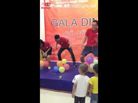 Game show treo khoai đập vỡ bóng chương trình Gala Dinner Cô Tô island