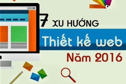 7 Xu Hướng Thiết Kế Website Bạn Phải Biết Trong Năm 2016