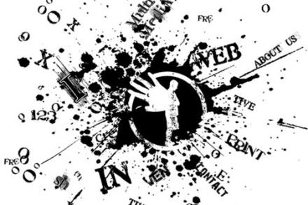 Các mẫu thiết kế web sử dụng màu đen trắng