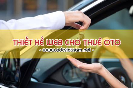 Thiết kế website bán ô tô, cho thuê xe