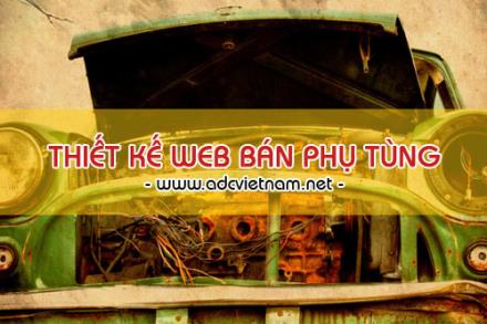 Thiết kế website bán phụ tùng