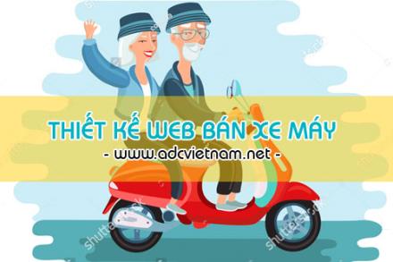 Thiết kế website bán xe máy cho cửa hàng, đại lý, công ty nâng tầm thương hiệu