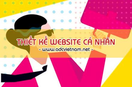 Thiết kế website cho cá nhân chuyên nghiệp chuẩn SEO