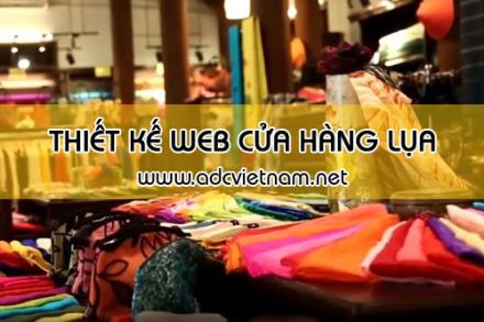 Thiết kế website bán lụa - Phương tiện gìn giữ ngành nghề truyền thống