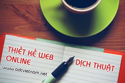 Thiết kế website dịch thuật