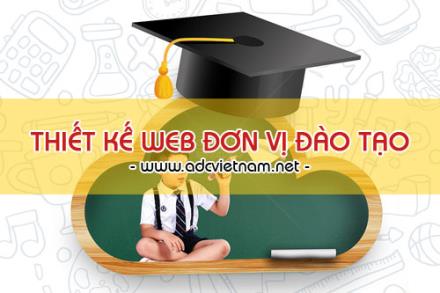 Thiết kế website trường học, đơn vị đào tạo