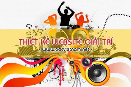 Thiết kế website giải trí
