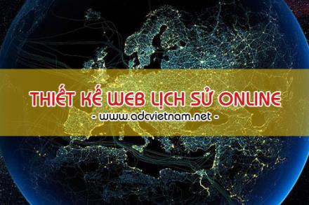 Thiết kế website Lịch sử