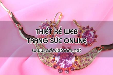 Thiết kế website kinh doanh trang sức online