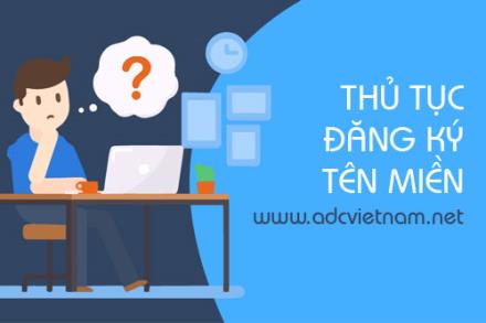 Thủ tục đăng ký tên miền
