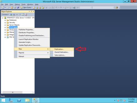 Hướng dẫn cài đặt cấu hình transactional replication