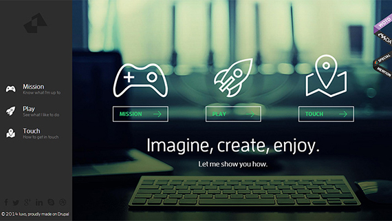 ghost button nút bấm trong suốt thiết kế website adc