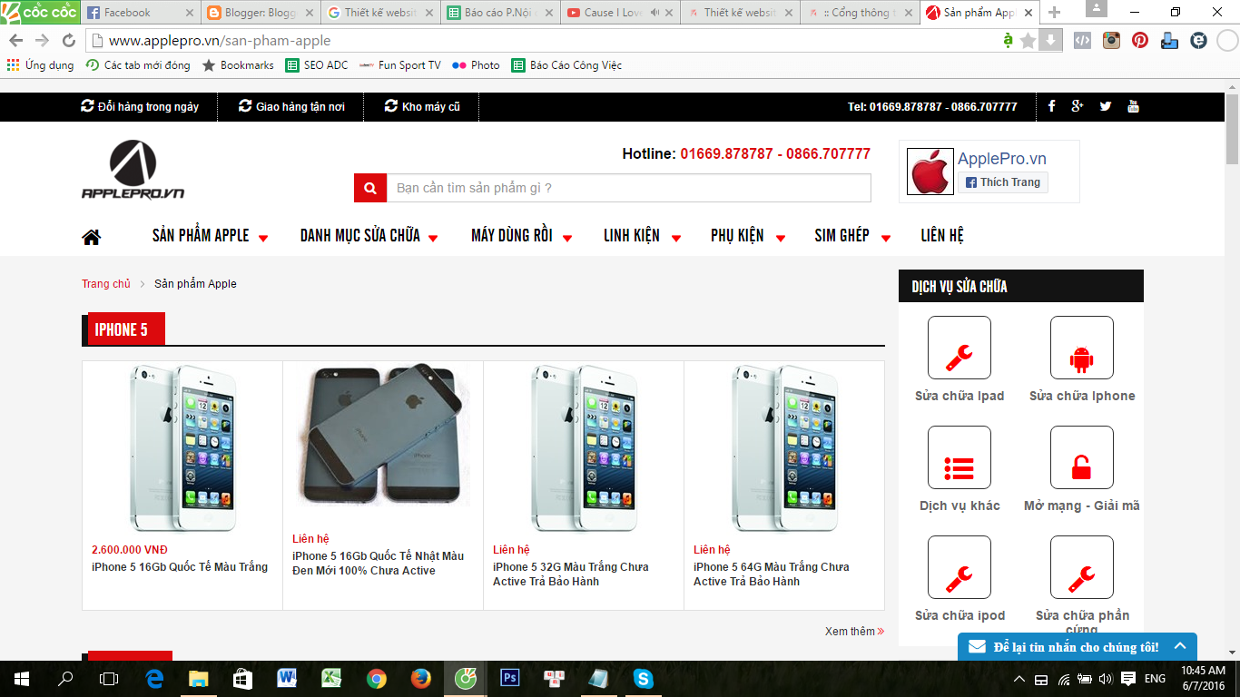 Thiết kế website bán máy vi tính, Laptop và phụ kiện chuyên nghiệp 01