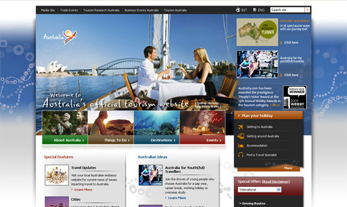 nformation about Australian holidays and Travel