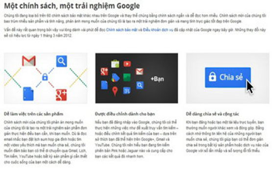 Hoang mang với chính sách mới của Google 1
