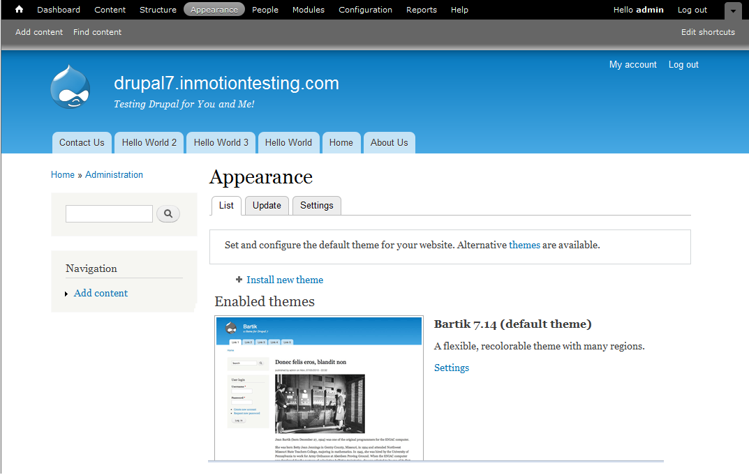 giao diện drupal 7.x giao diện drupal 7.x