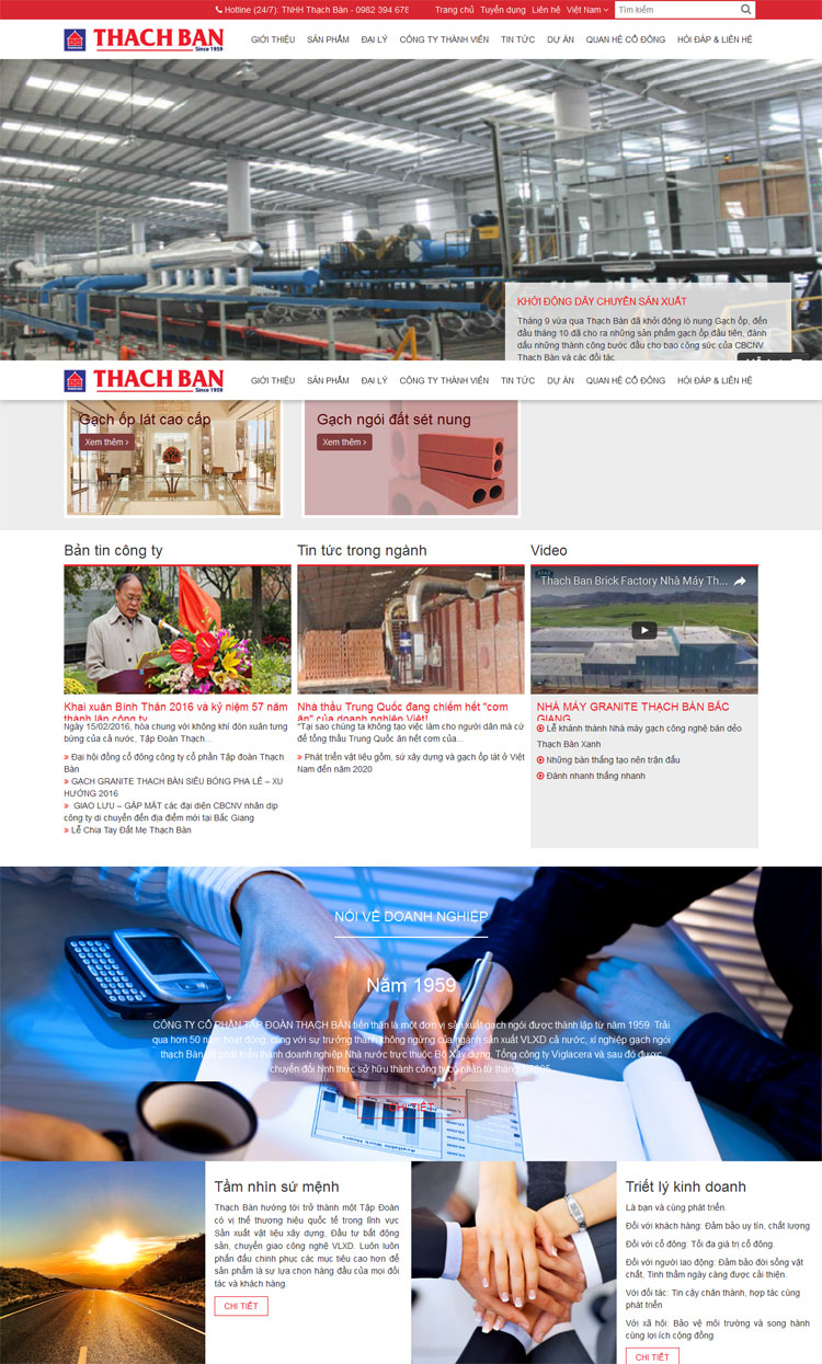 Thiết kế website thạnh bàn