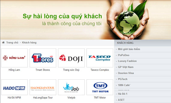 Soi danh sách KHÁCH HÀNG công ty thiết kế website đã triển khai Soi danh sách KHÁCH HÀNG công ty thiết kế website đã triển khai