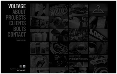 mẫu thiết kế web sử dụng màu đen trắng tuyệt đẹp 4