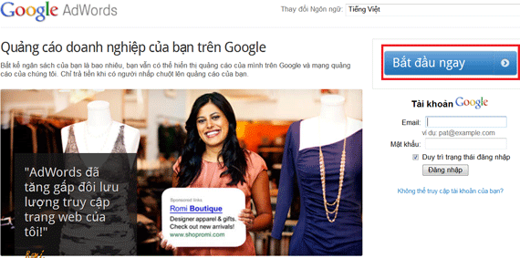 Hướng dẫn tạo chiến dịch quảng cáo google adwords