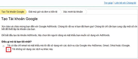 Hướng dẫn tạo chiến dịch quảng cáo google adwords 02