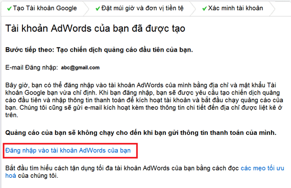 Hướng dẫn tạo chiến dịch quảng cáo google adwords 05 Hướng dẫn tạo chiến dịch quảng cáo google adwords 05