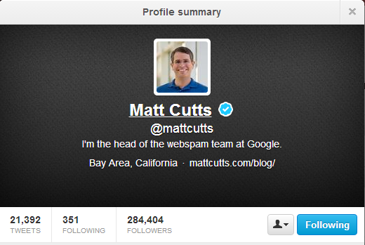 @mattcutts @mattcutts