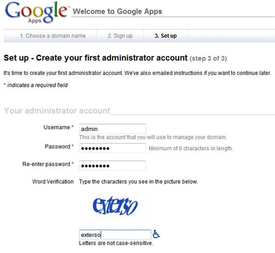 Hướng dẫn cách tạo email theo tên miền từ google 03