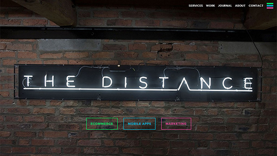 ghost button trong thedistance.co.uk