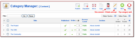 Hướng dẫn thiết kế website bằng Joomla, thiết kế website bằng Joomla 17