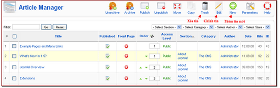Hướng dẫn thiết kế website bằng Joomla, thiết kế website bằng Joomla 19