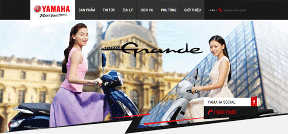 Thiết kế website bán xe máy cho cửa hàng, đại lý, công ty nâng tầm thương hiệu